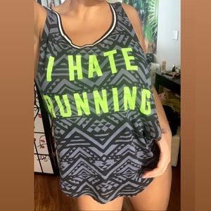 Victoria Secret PINK “I hate running” tank